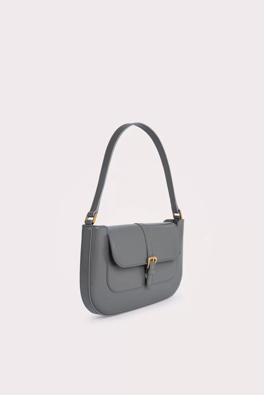 Cheap Miranda Cement Semi Patent Leather Women Bags