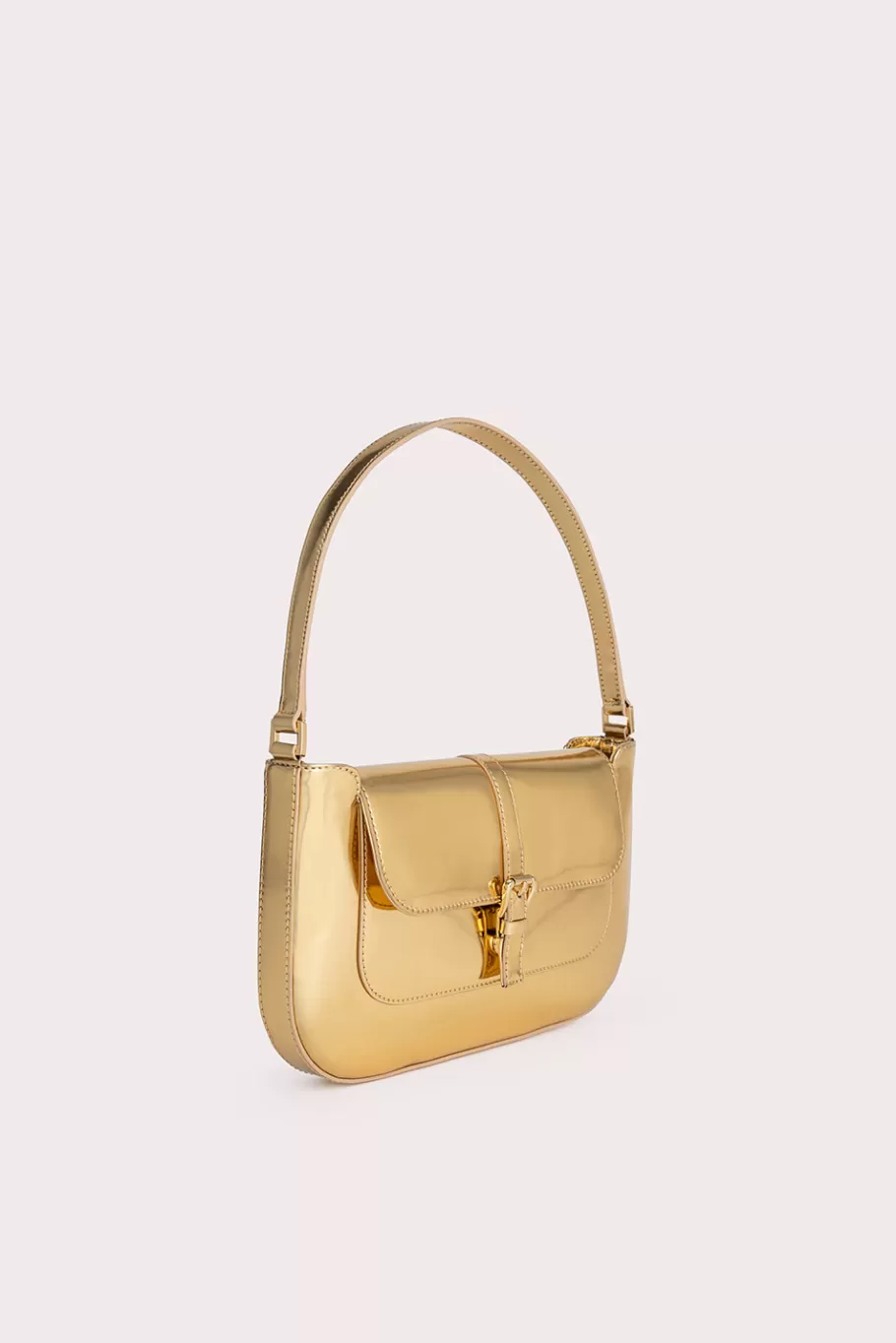 Hot Miranda Gold Lac Women Shoulder Bags