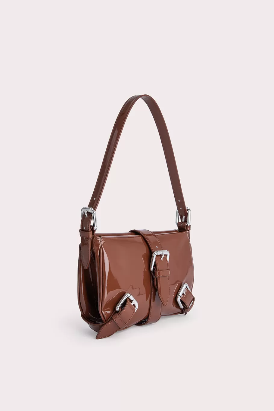 Store Murphy Chocolate Patent Leather Women Bags