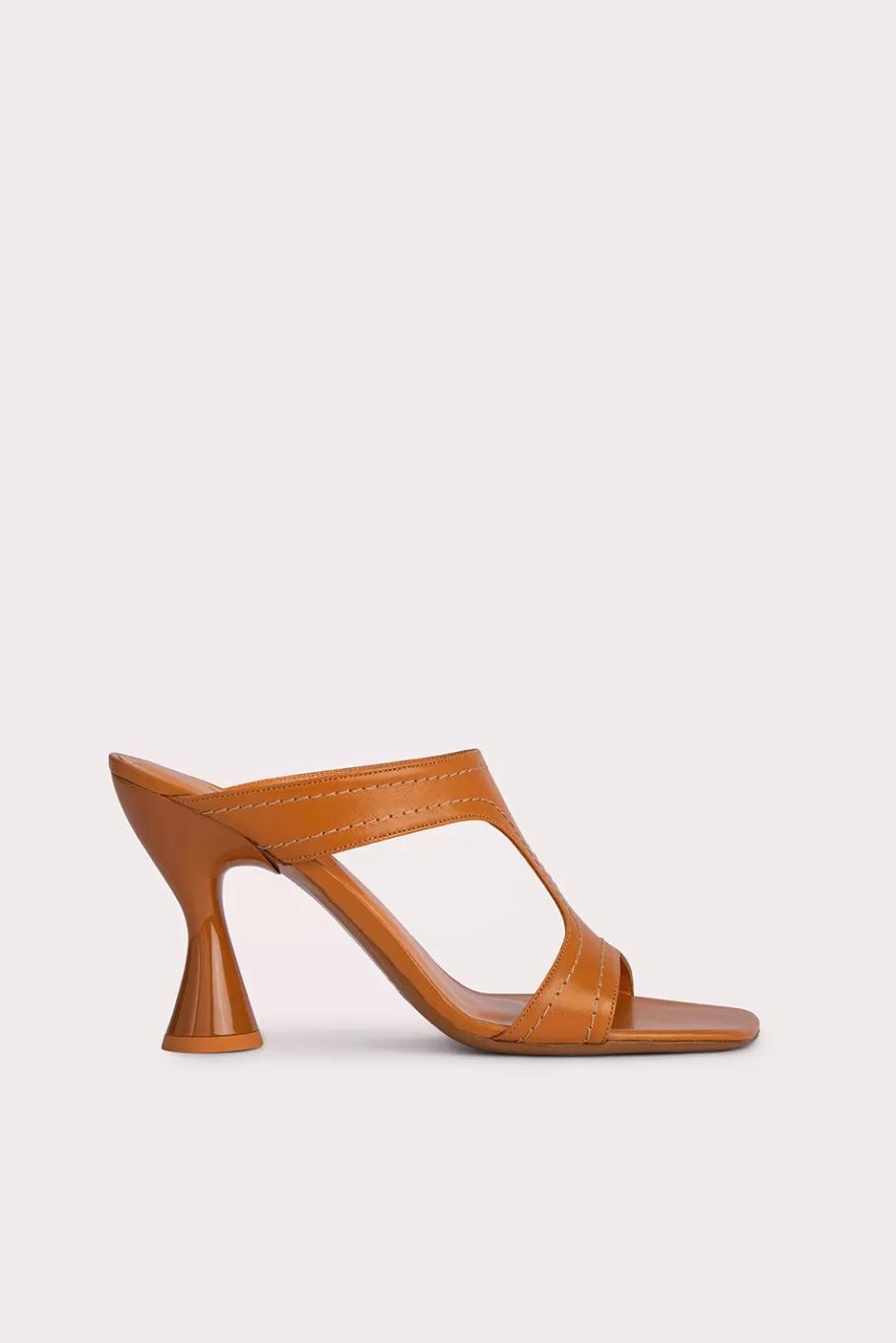 Online Nadia Caramel Gloss Leather Women Shoes