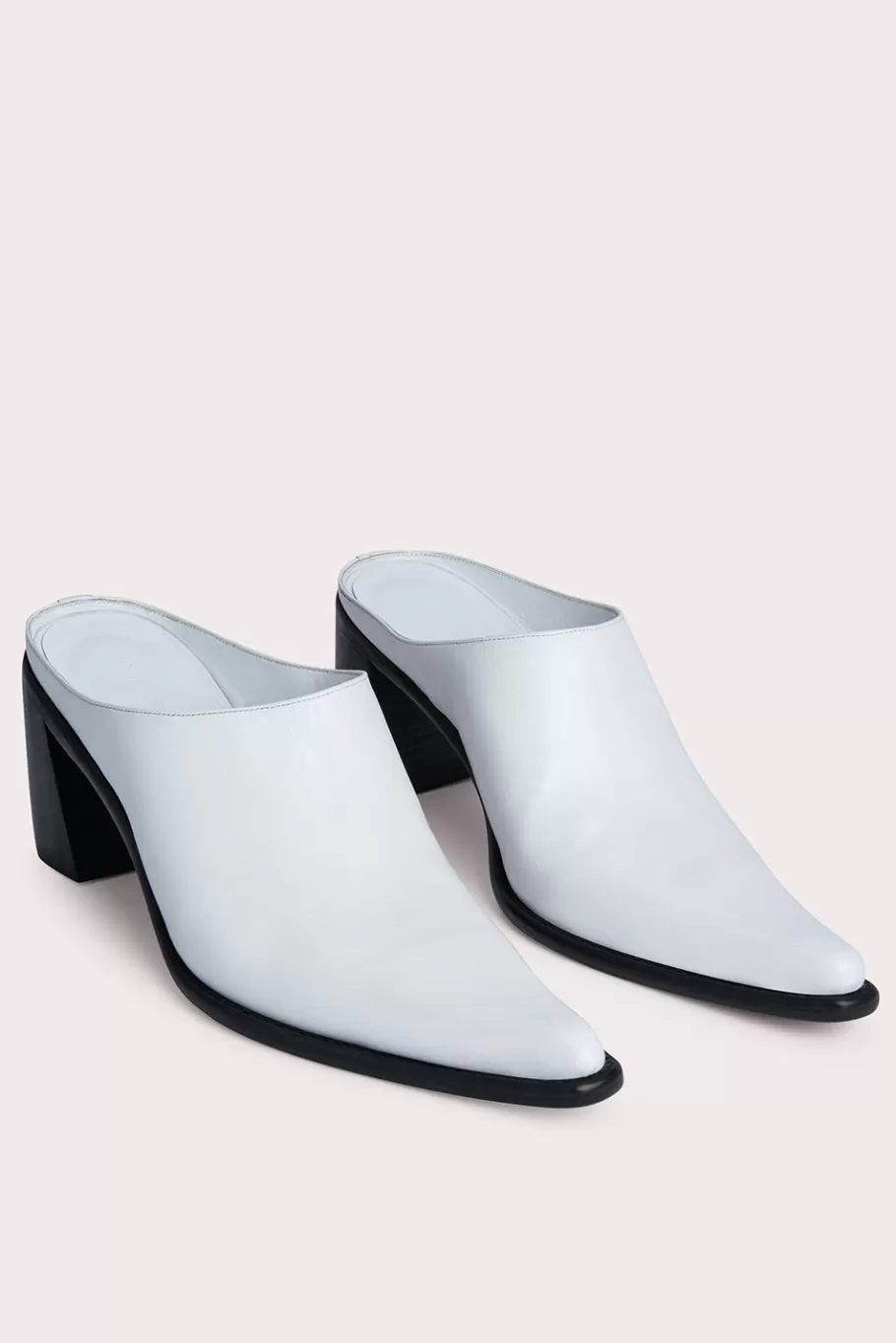 New Nef White Nappa Leather Women Shoes