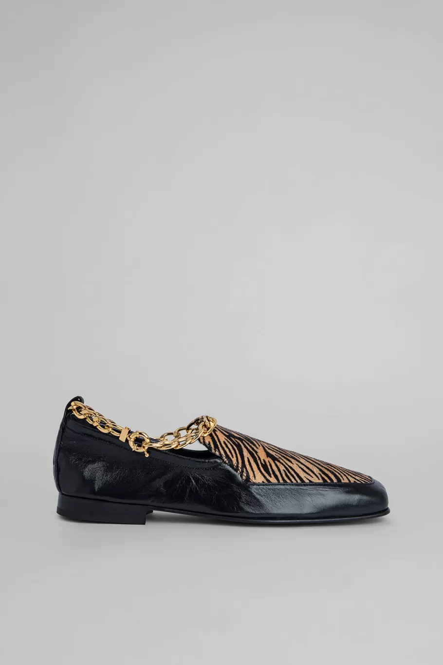 Flash Sale Nick Brown Zebra-Print Pony Hair Leather Women Shoes