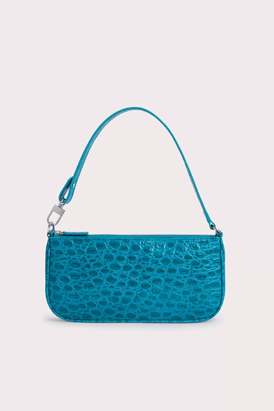 Best Sale Rachel Azur Circular Croco Embossed Leather Women Bags