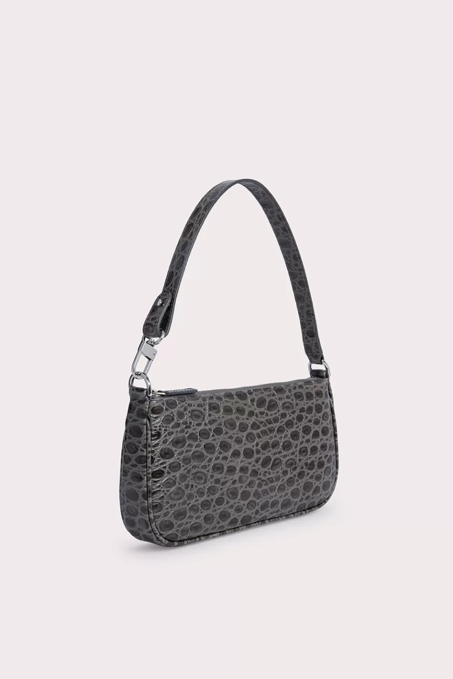 Flash Sale Rachel Cement Circular Croco Embossed Leather Women Bags