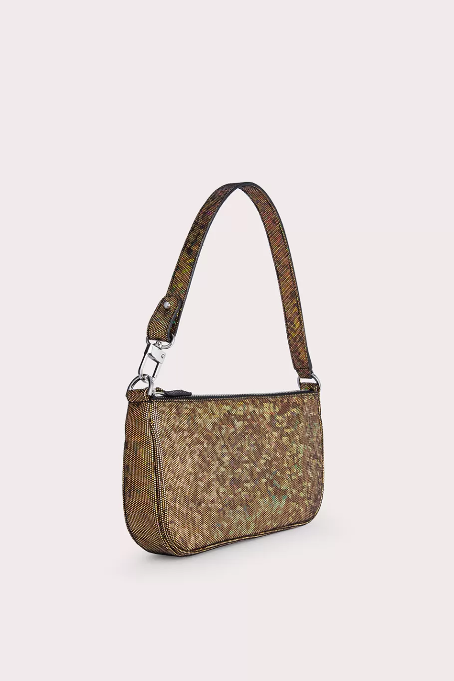 Store Rachel Disco Bronze Hologram Leather Women Bags