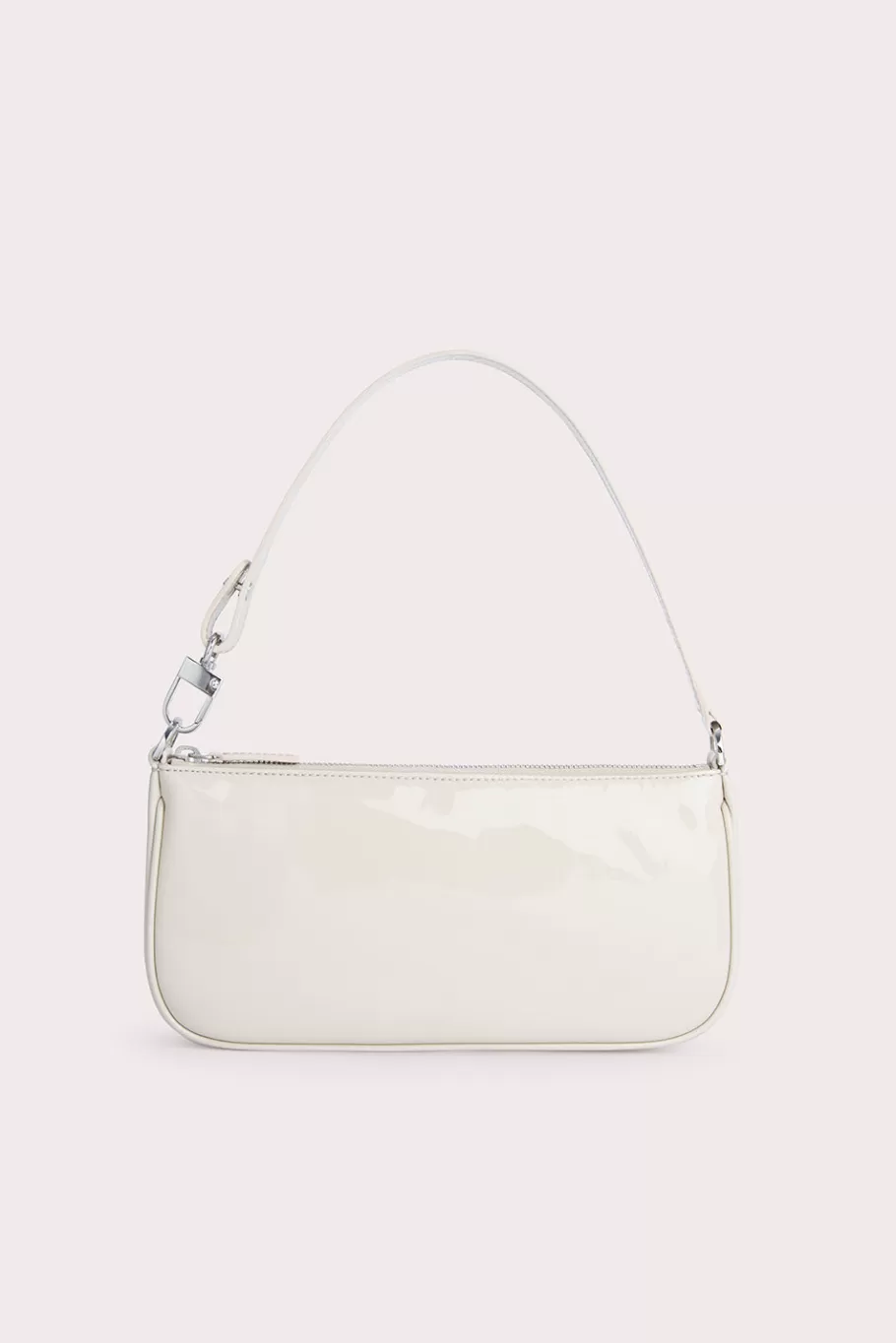 Cheap Rachel Oatmilk Patent Leather Women Bags