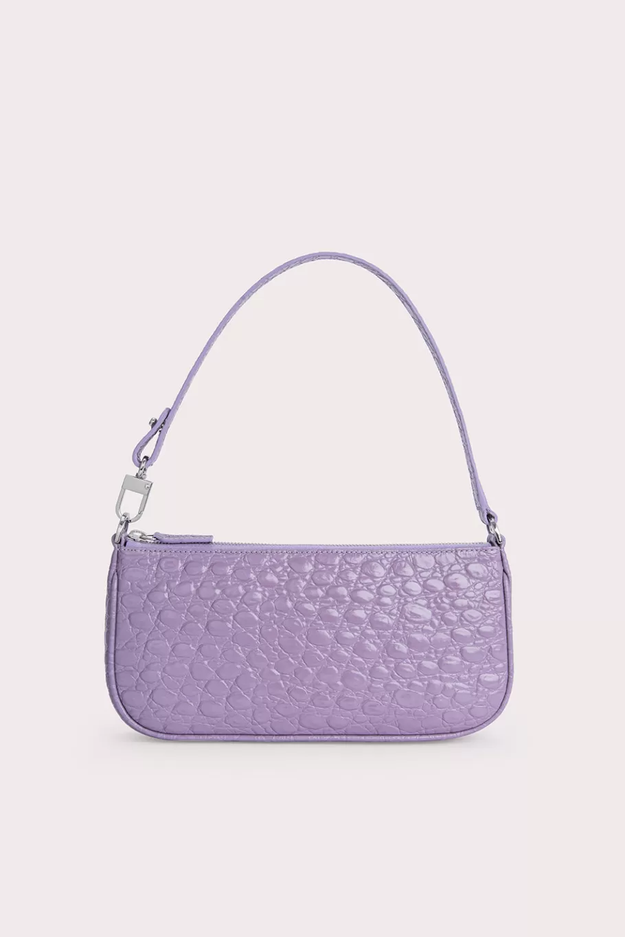 Best Rachel Purple Haze Circular Croco Embossed Leather Women Bags