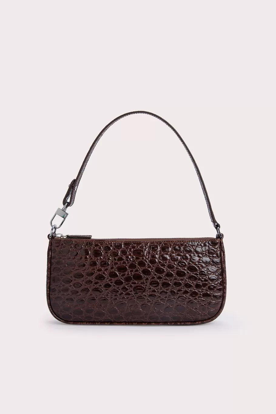 New Rachel Sequoia Circular Croco Embossed Leather Women Shoulder Bags