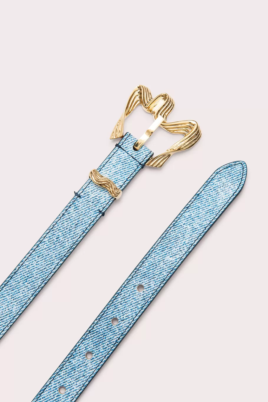 Cheap Ribbon Denim Leather Women Belts