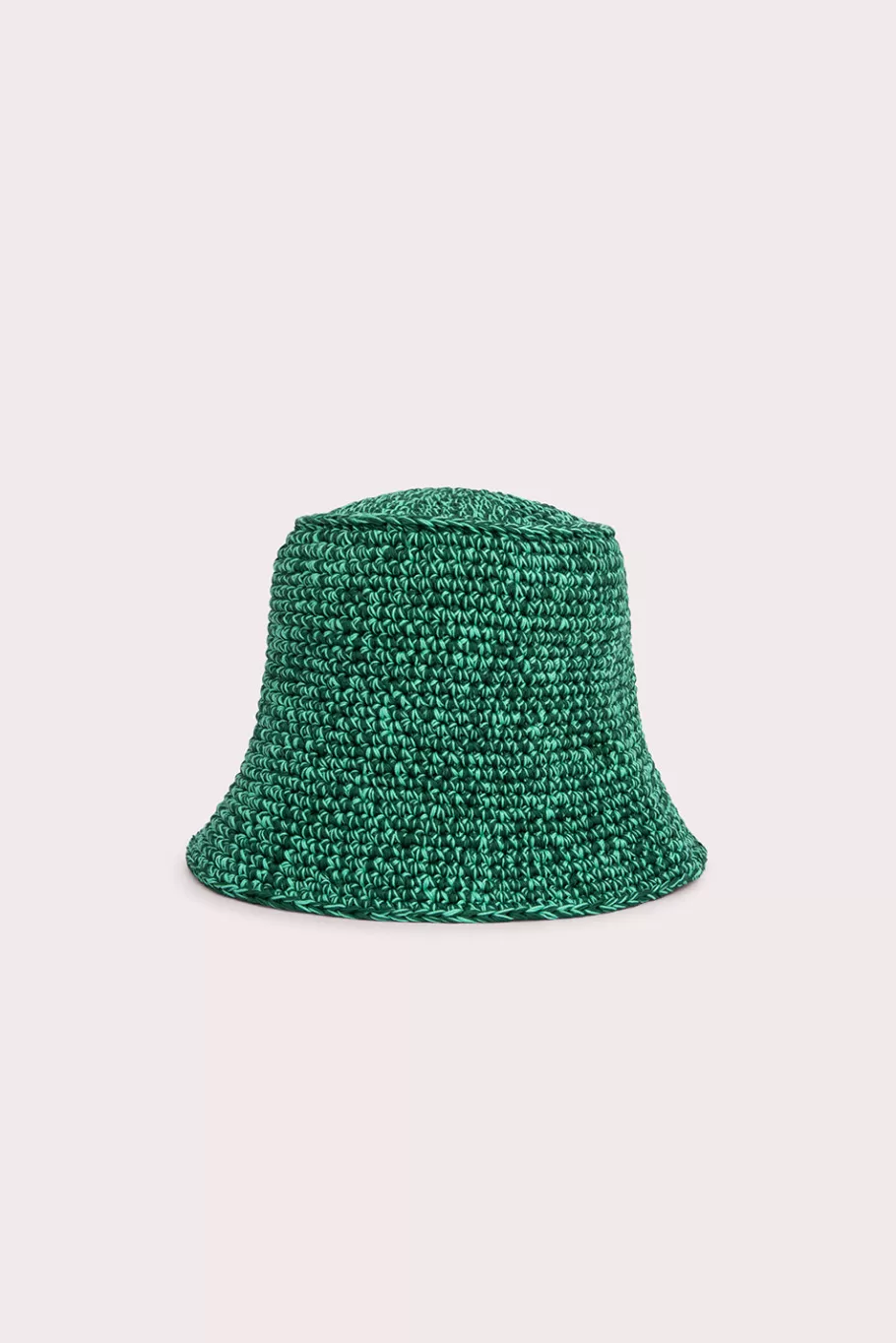 New Robbie Clover Green Cotton Melange Women Scarves And Hats