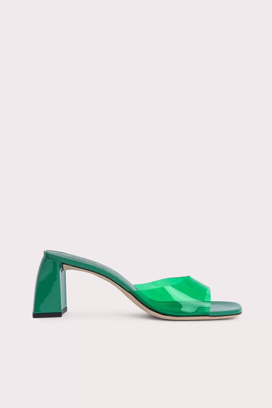 Outlet Romy Clover Green Pvc And Patent Leather Women Shoes