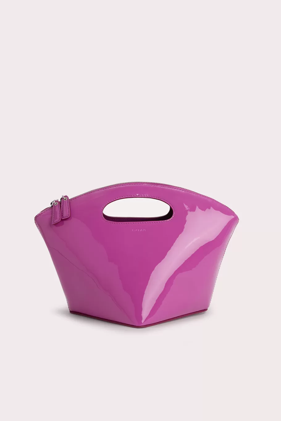 Discount Rubik Fuchsia Patent Leather Women Top Handle Bags