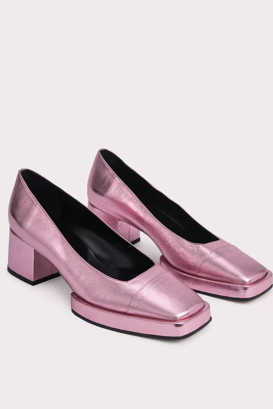 Store Sava Pink Metallic Leather Women Shoes