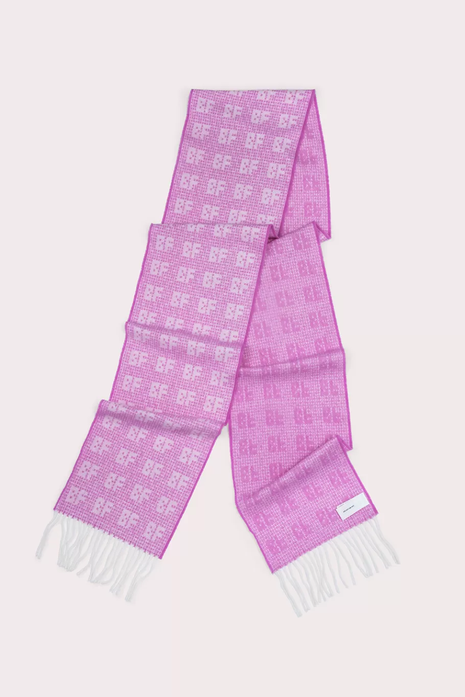 Online Signature Scarf Pink Wool Women Scarves And Hats