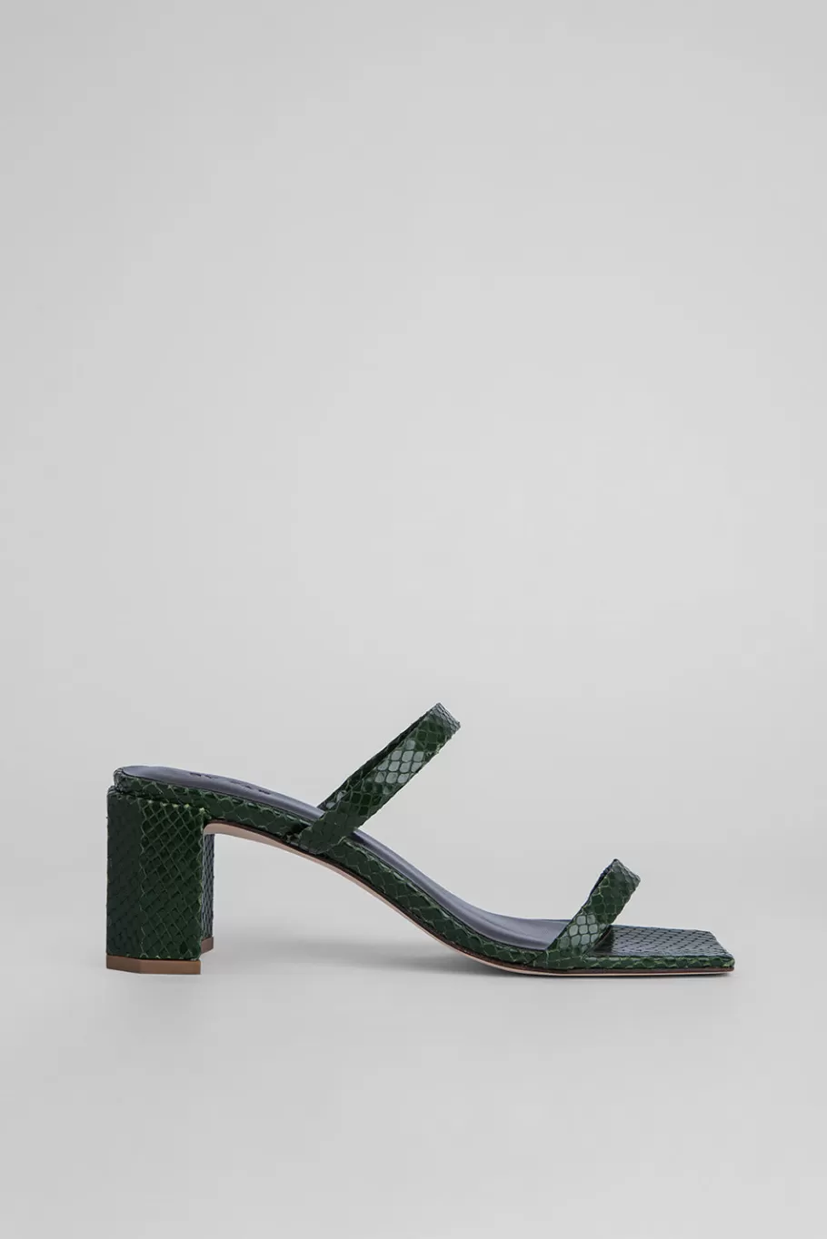 Discount Tanya Emerald Snake Print Leather Women Shoes