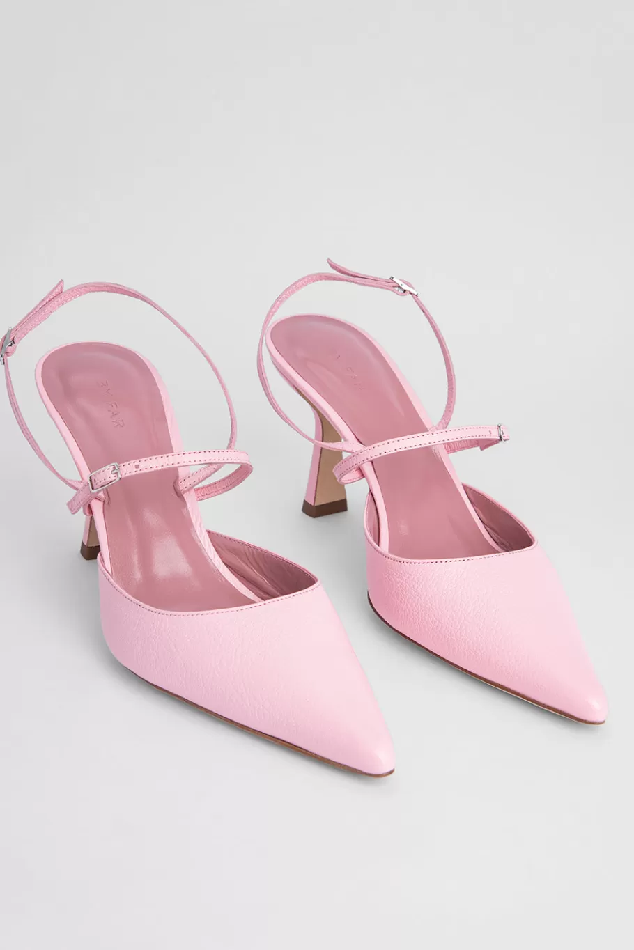 New Tiffany Peony Grained Leather Women Shoes