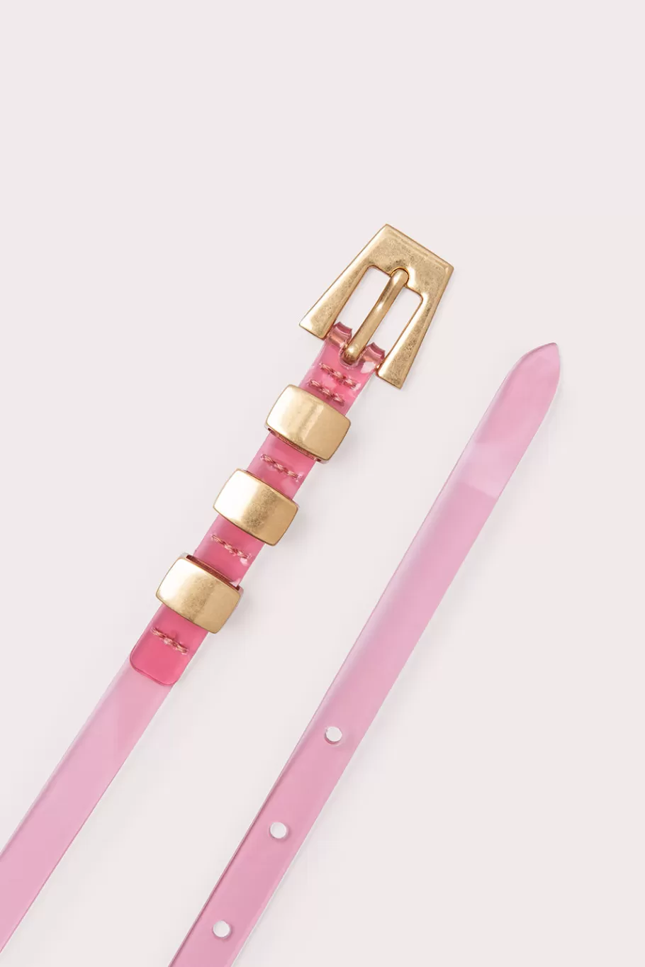 Fashion Vic Lipstick Pvc Women Belts