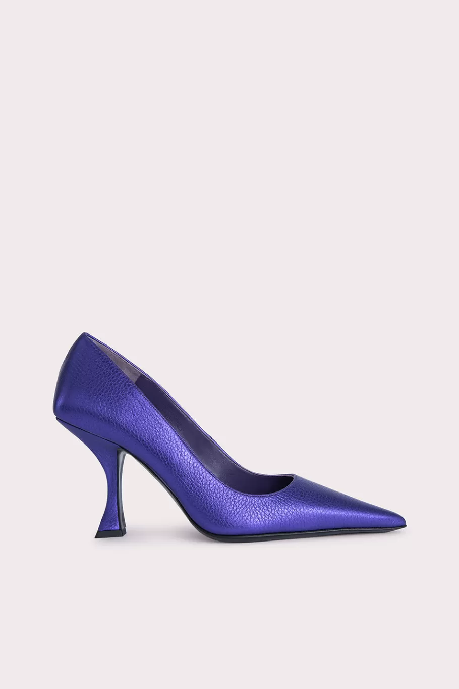 Online Viva Ultraviolet Metallic Grain Leather Women Shoes