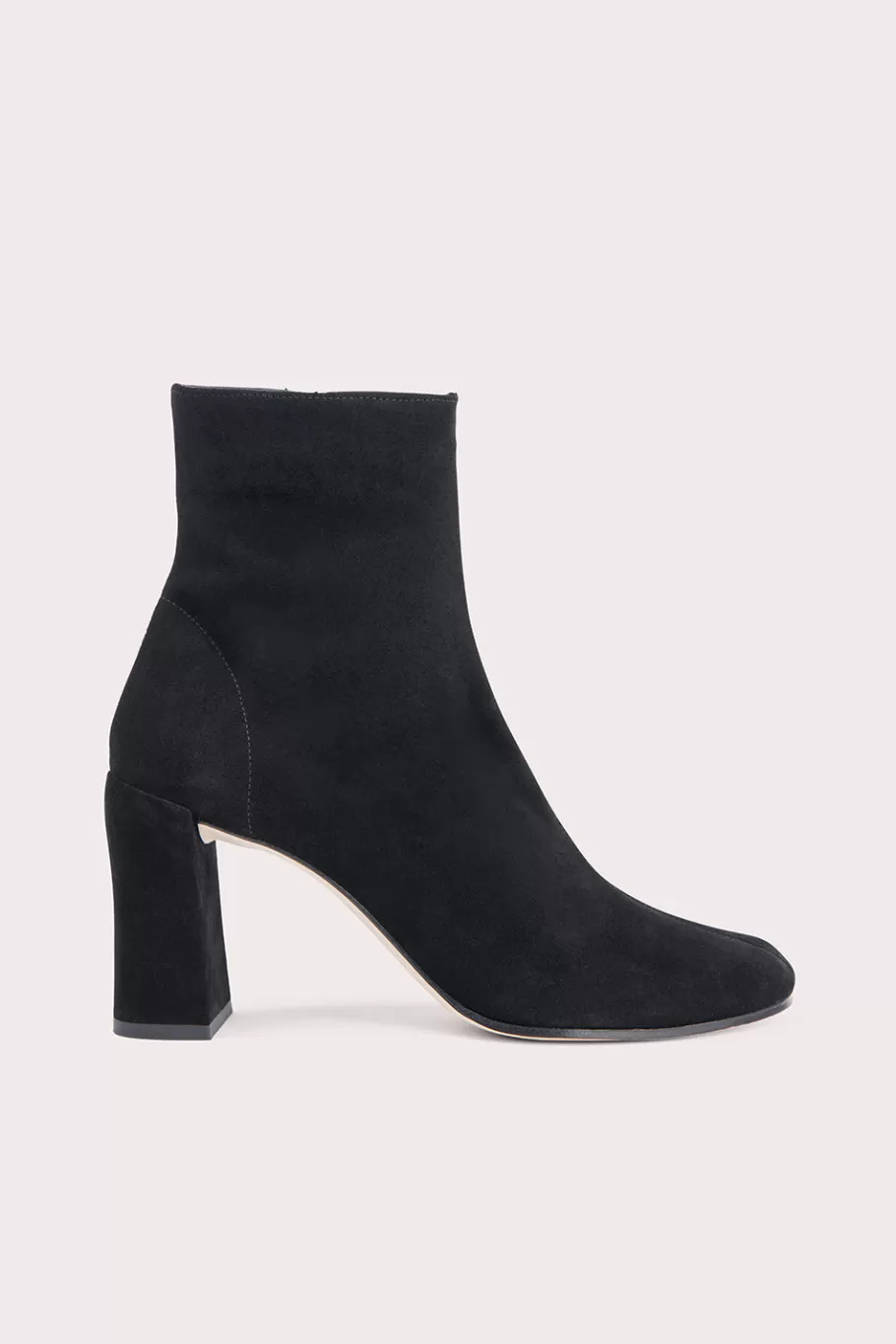 New Vlada Black Suede Leather Women Ankle Boots