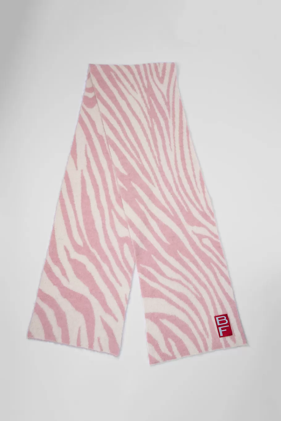 Sale Zebra Scarf Candy Floss Alpaca Women Scarves And Hats